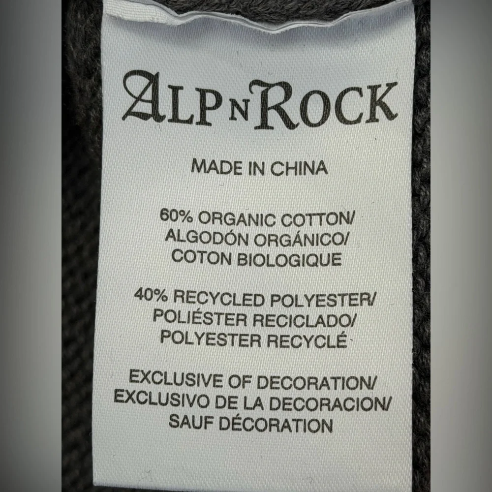 Alp N Rock Women’s Small Killian II Sweater Heather Gray Apres Ski Turtleneck - Picture 10 of 11